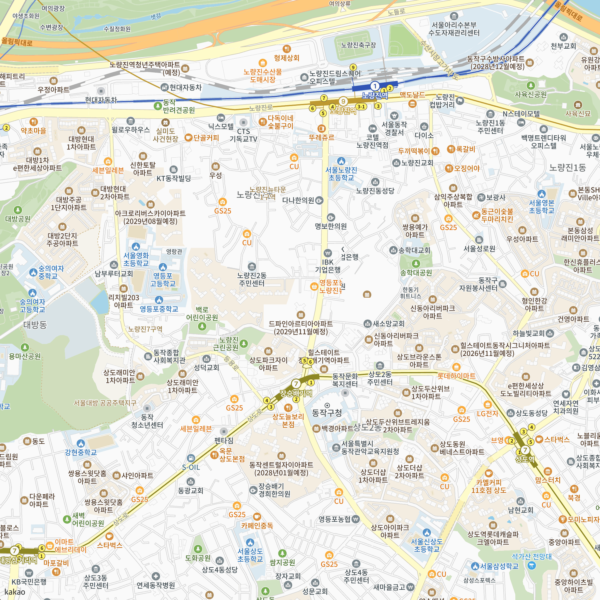 드파인 아르티아 반경 1km 주변 시설 지도