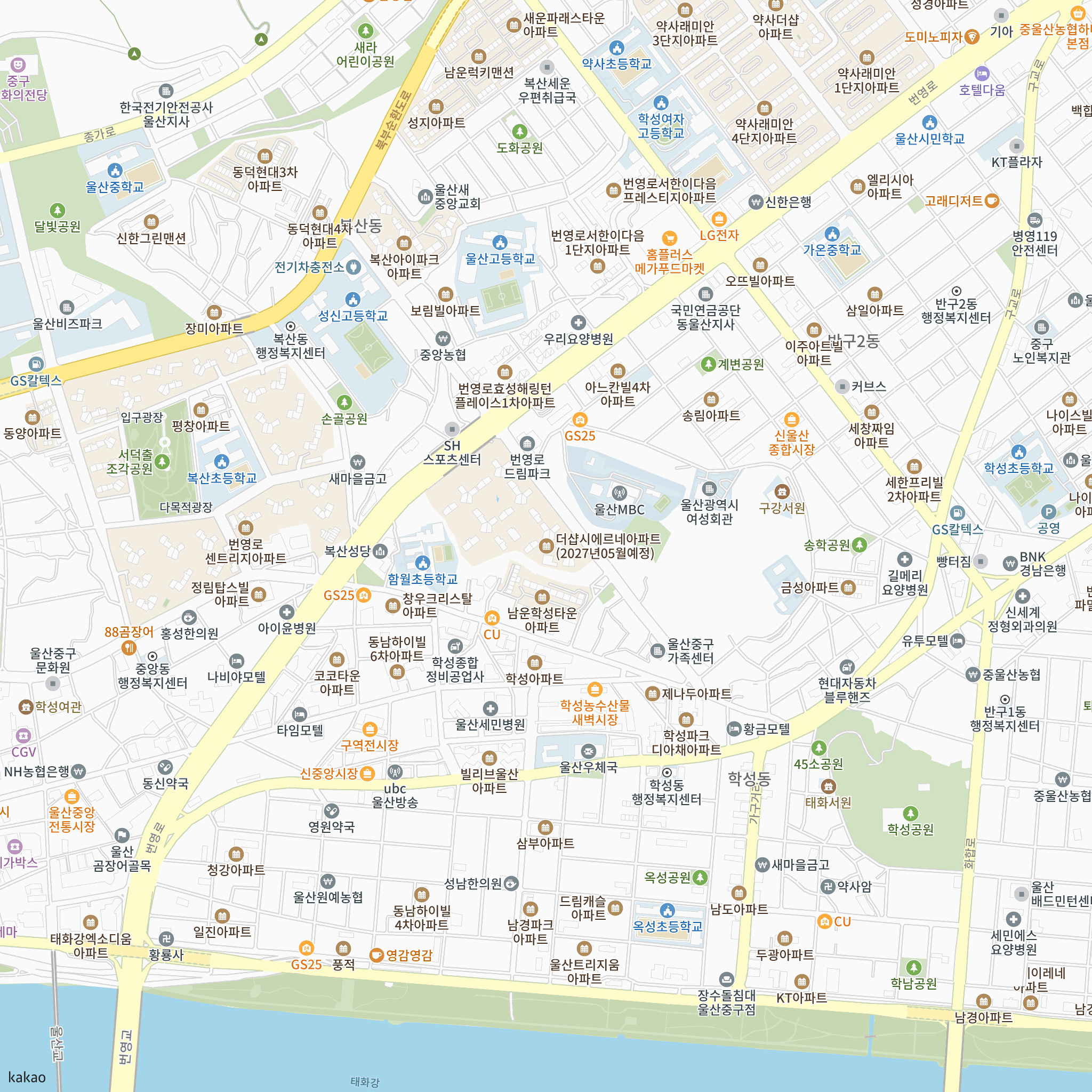 더샵 시에르네(조합원취소분)(2회차) 반경 1km 주변 시설 지도
