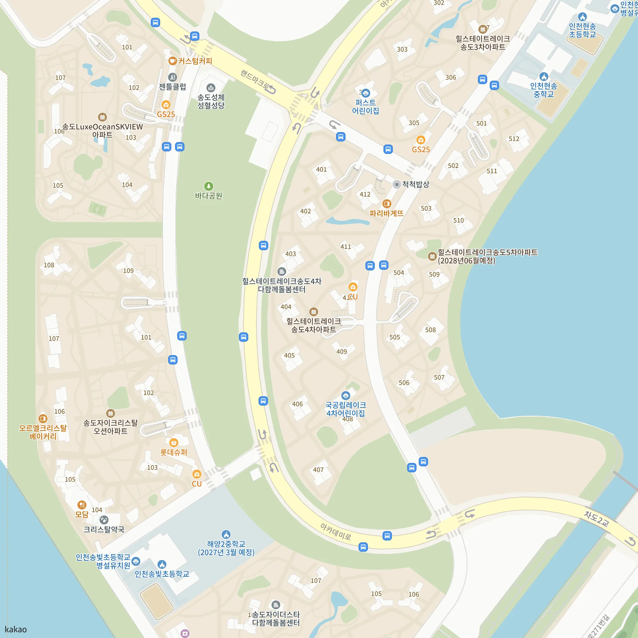 힐스테이트 레이크 송도 4차(2차) 이번에 나온 세대가 있는 동 위치