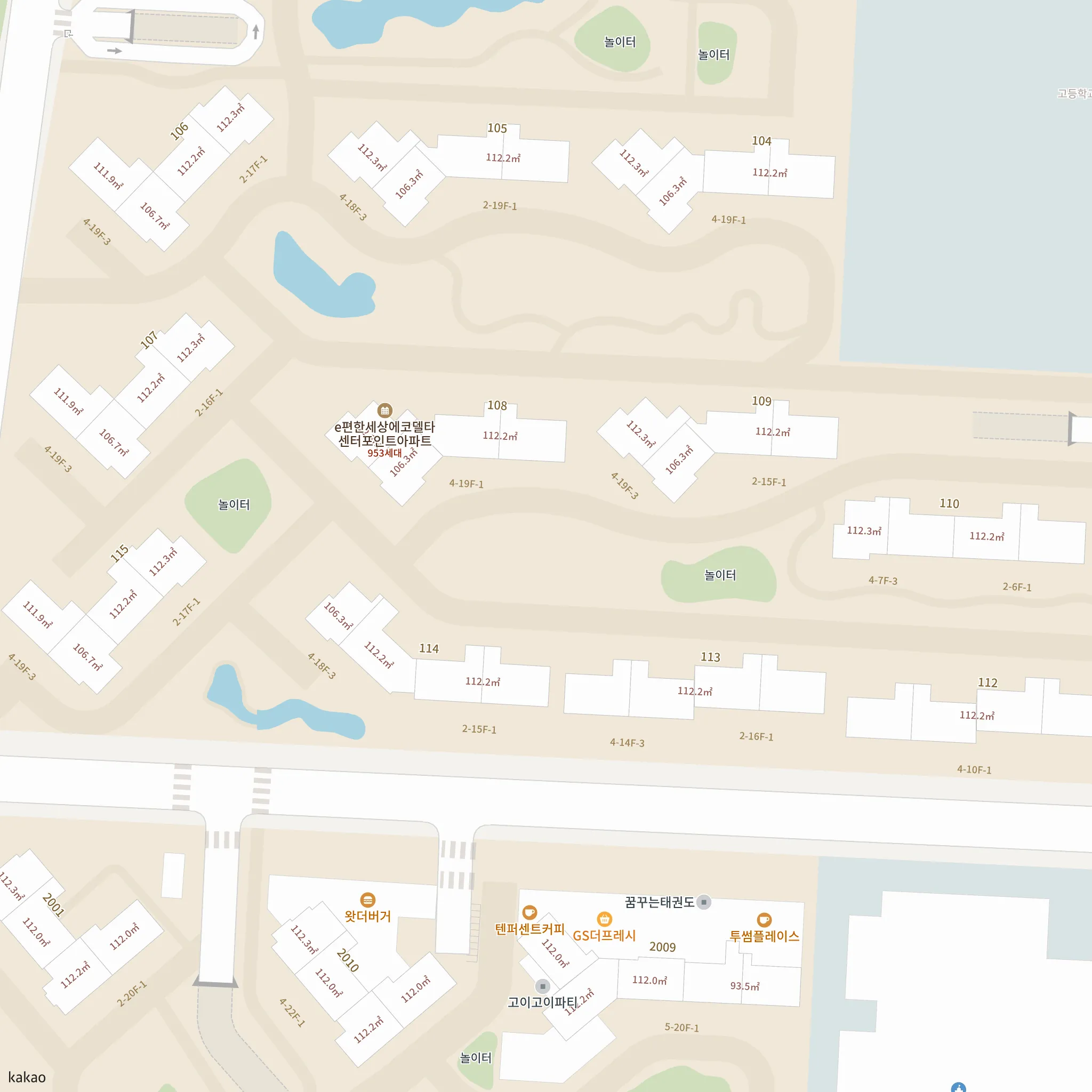 e편한세상 에코델타 센터포인트(19BL) 이번에 나온 세대가 있는 동 위치